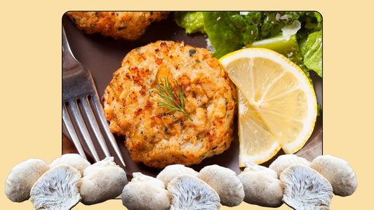 Satisfy Your Craving: Try Lion's Mane Crab Cakes!