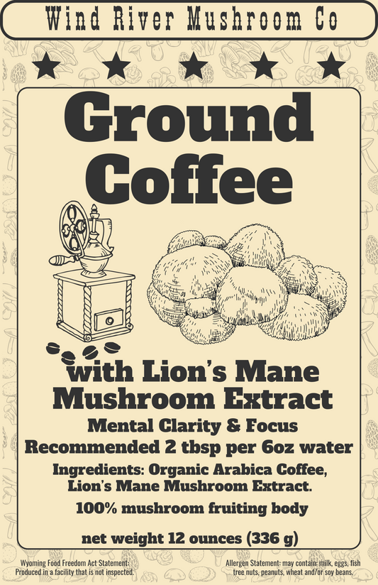 Ground Coffee with Lion's Mane