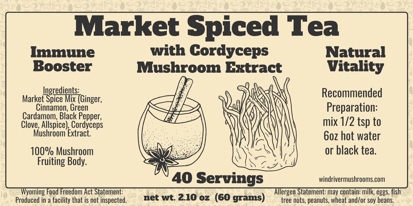 Market Spice Tea with Cordyceps